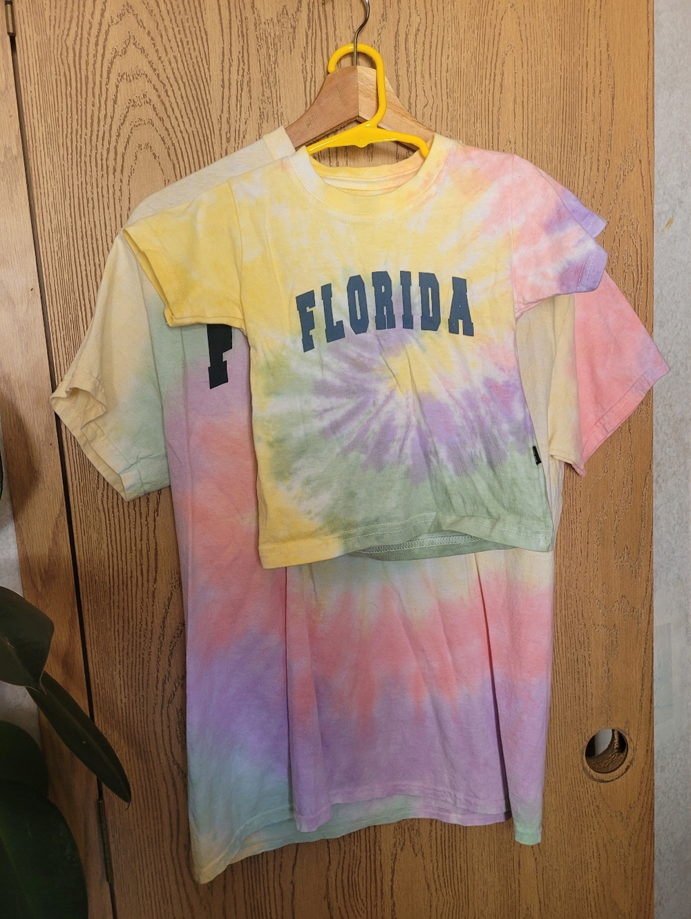 Matching T-shirt For Mom & Baby Medium 2T Tie Dye Pastel Florida